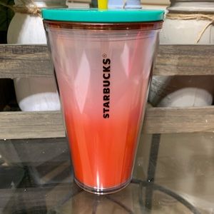 Starbucks 16 oz summer 2020 watermelon tumbler
